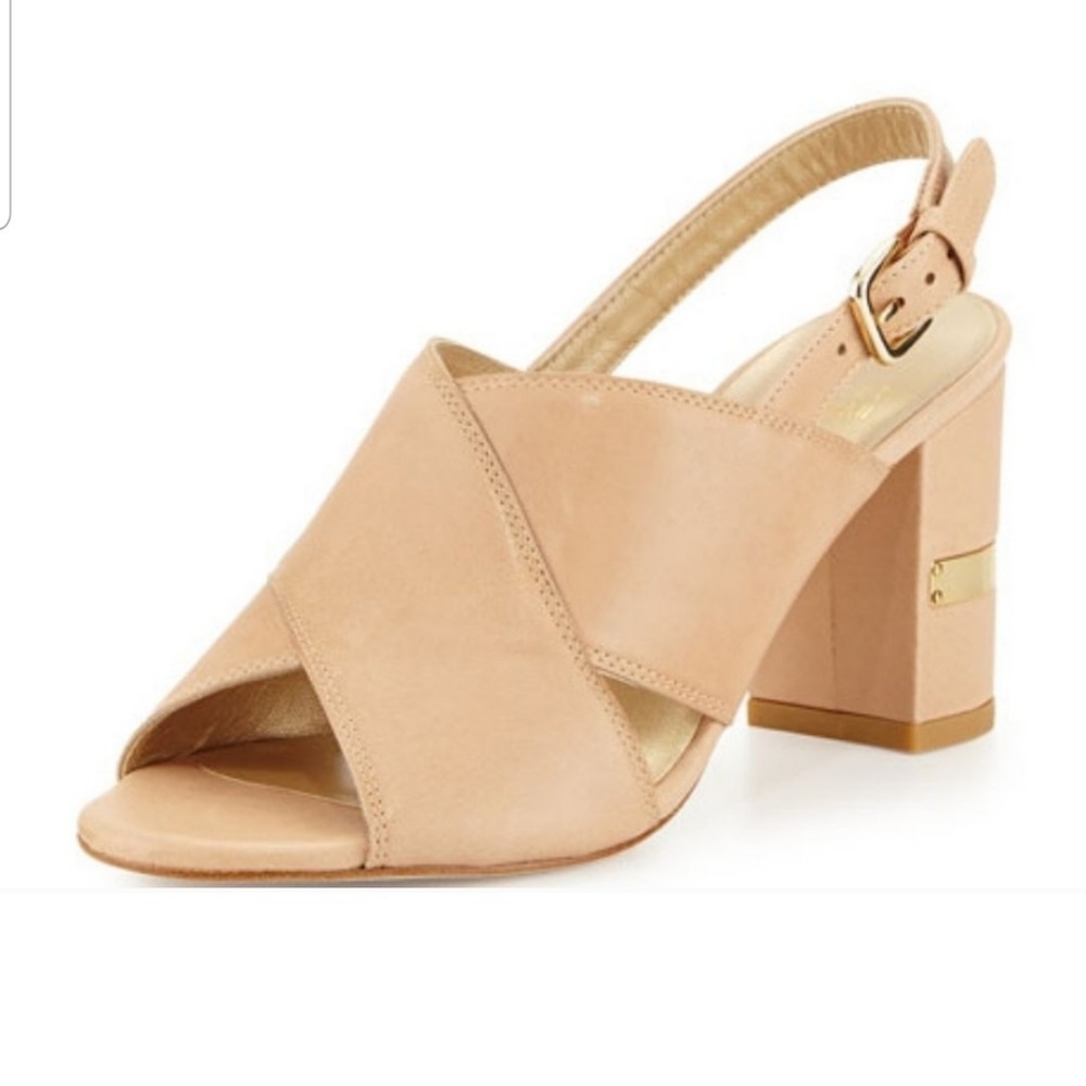 Stuart Weitzman Maxwell Crossover Heel Sandals
